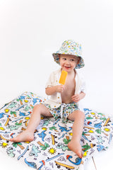EXCLUSIVE SURF-O-SAURUS DREAM SWIM TRUNKS from DREAM BIG LITTLE CO