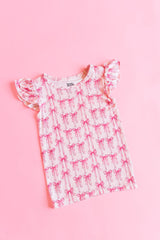 BOW CUTE DREAM CAP SLEEVE TOP from DREAM BIG LITTLE CO