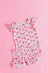 BOW CUTE DREAM RUFFLE SHORTS from DREAM BIG LITTLE CO