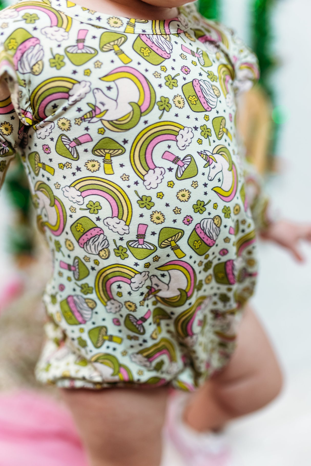 LUCK OF THE UNICORN DREAM BUBBLE ROMPER from DREAM BIG LITTLE CO