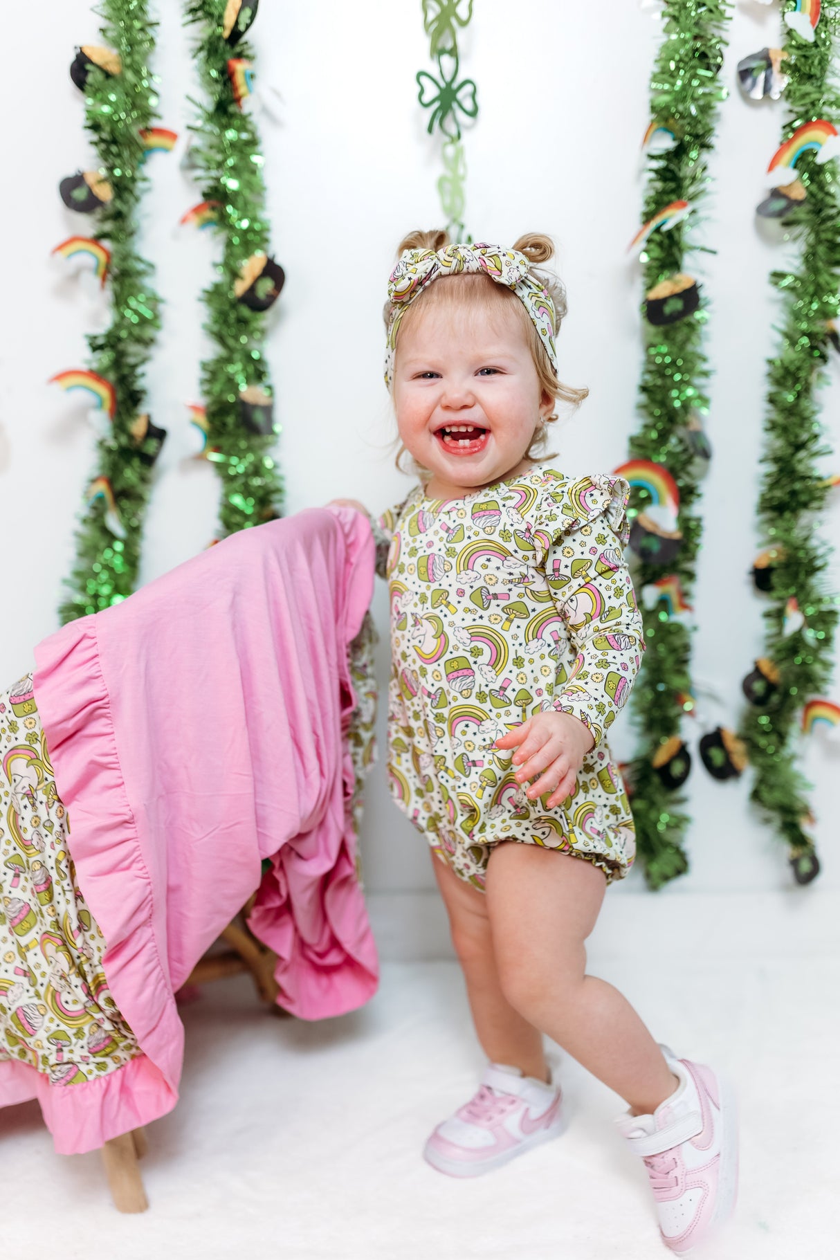 LUCK OF THE UNICORN DREAM BUBBLE ROMPER from DREAM BIG LITTLE CO
