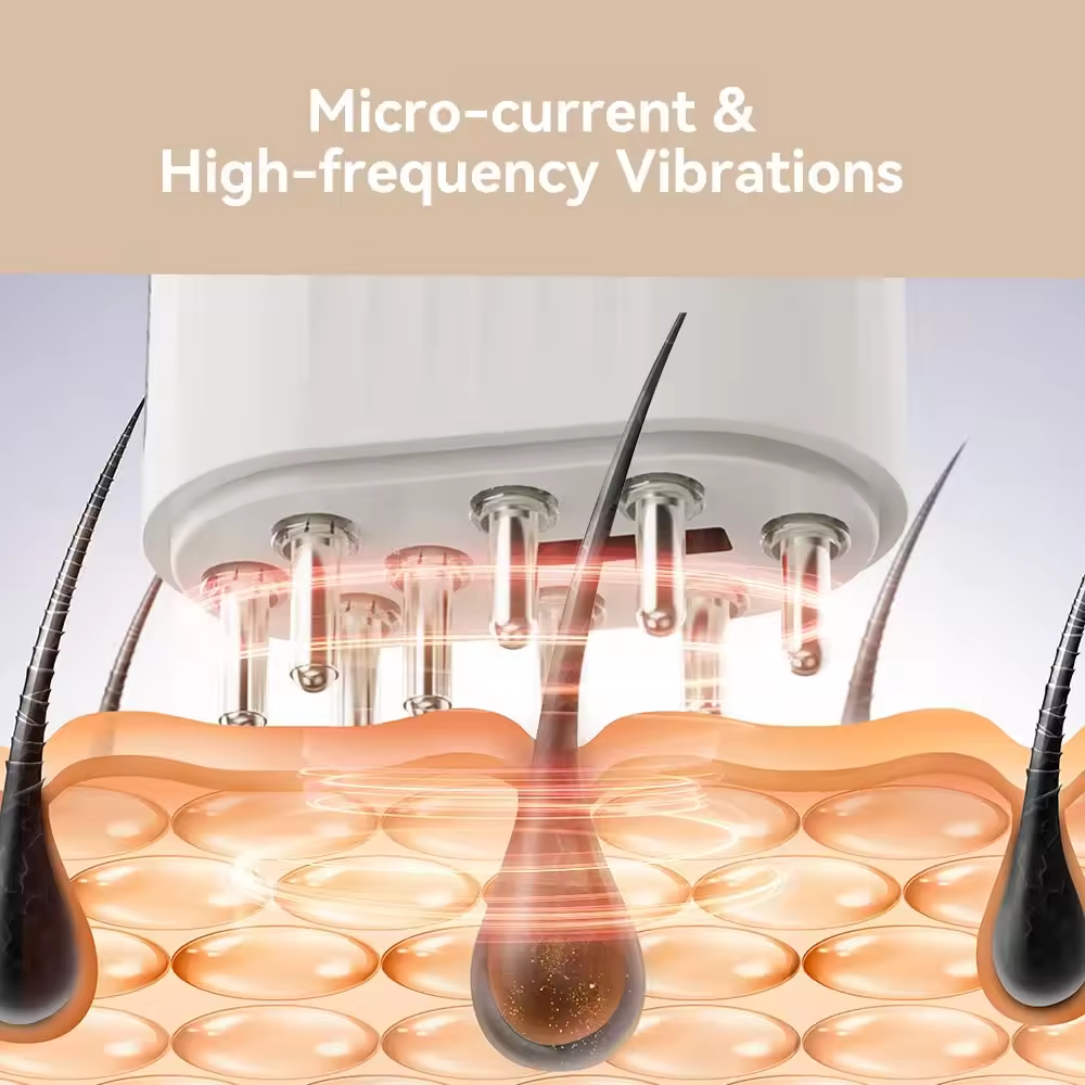 Electric Oil Applicator and Vibration Scalp Massager 2 in 1 from BeNat