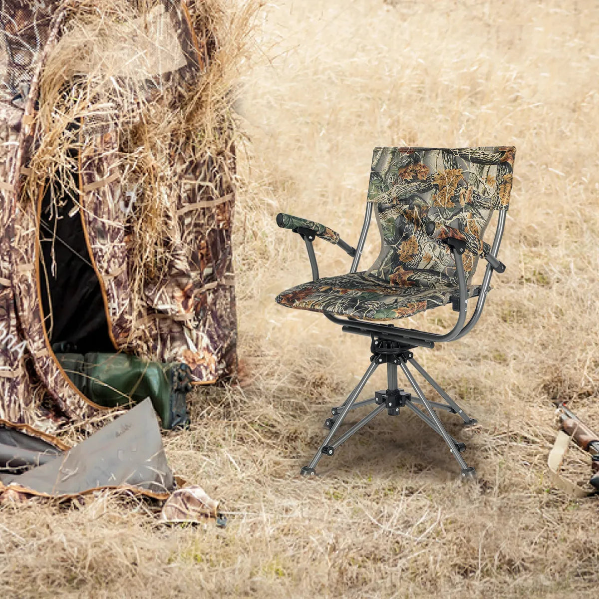 REDCAMP 360 Degree Swivel Hunting Chair for Blinds From Redcamp