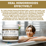 Dr. Cole's Hemorrhoid Salts White from COLEHERBALS