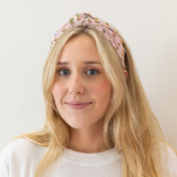 Traditional Knot Headband - Light Pink Gem From Headbands of Hope