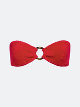 BALBOA O-RING BIKINI TOP - RUBY From ELYSIIAN