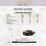 Plain Leather Dog Collar from Bonne et Filou