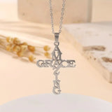 AMAZING GRACE CROSS NECKLACE from Ashlen