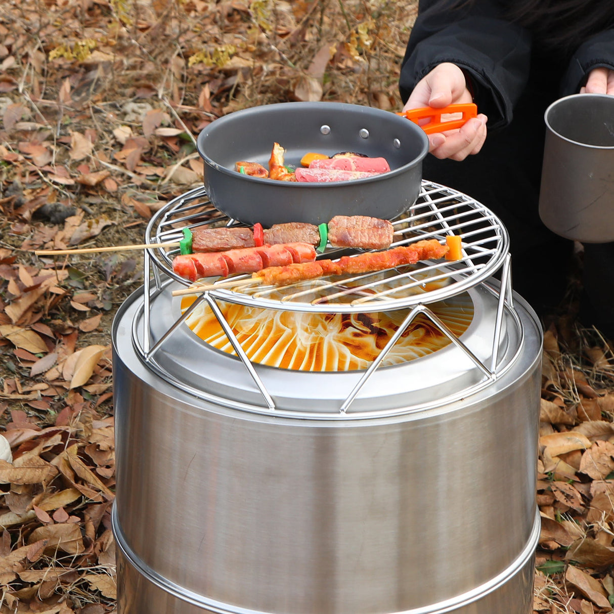 REDCAMP Fire Pit Accessory Kit for Stove From Redcamp