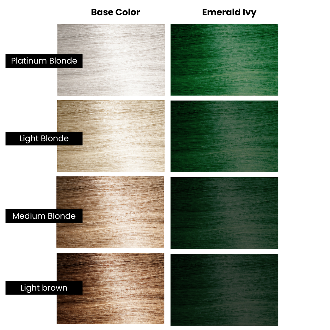 Medusa Hair Color - Emerald Ivy from Medusa's Makeup
