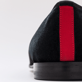 Men's Black Velvet Slipper II from Del Toro Shoes