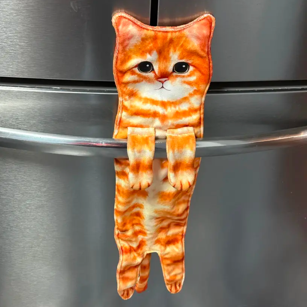 Cat Hand Towels from Moderny