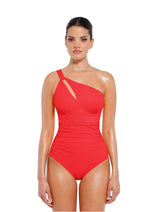 Cut-Out One-Shoulder Shapewear Swimsuit from HeyShape