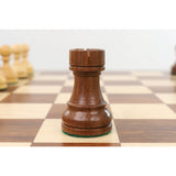 3.9" Tournament Chess Set Combo -Pieces in Golden Rosewood with Board and Box from Royal Chess Mall