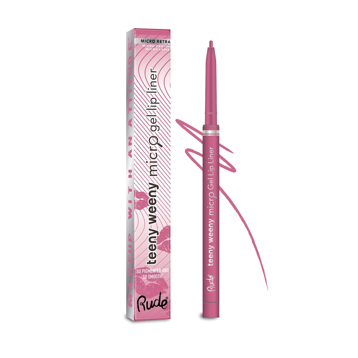 Teeny Weeny Micro Gel Lip Liner Display Set, 112pcs from Rude Cosmetics