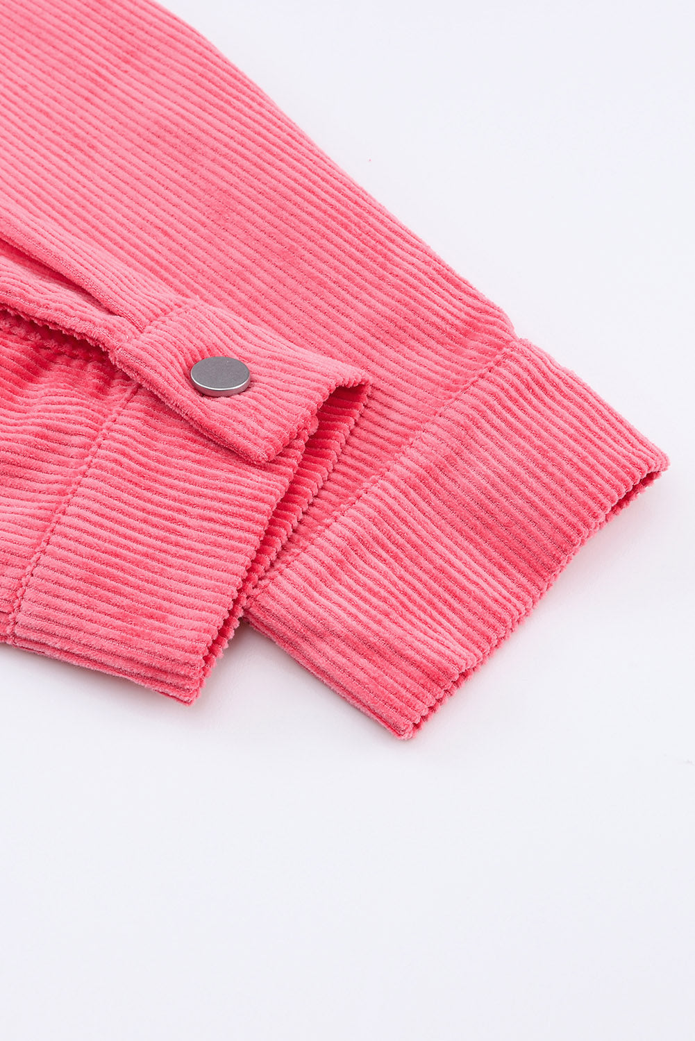 Claire Buttoned Flap Pocket Corduroy Jacket from Threaded Pear