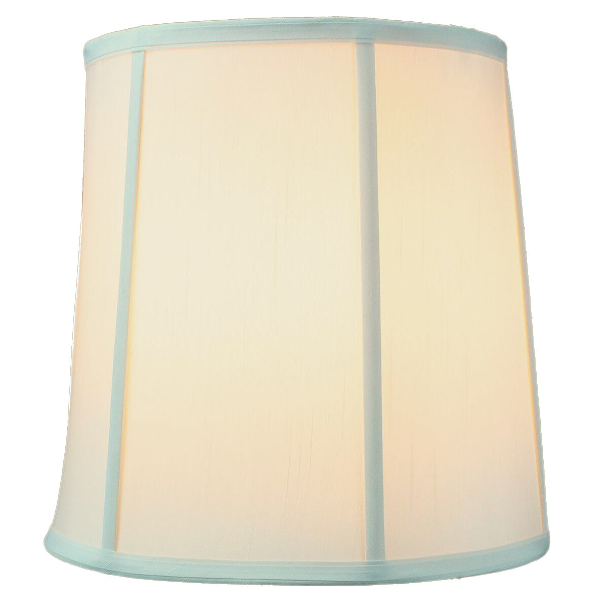 Egg Shell Shantung Drum Lampshade 12"W x 12"H From LampsUSA