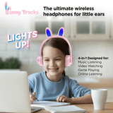 HyperGear Bunny Tracks Wireless Light-Up Headphones from Jupiter Gear Home