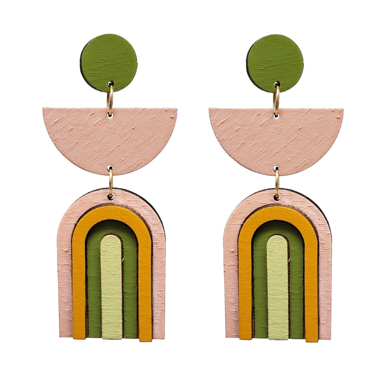 Rainbow Arch Earrings from LE CHIC MIAMI