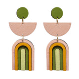 Rainbow Arch Earrings from LE CHIC MIAMI