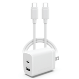 HyperGear 30W PD Dual Wall Charger + USB-C to USB-C from Jupiter Gear Home