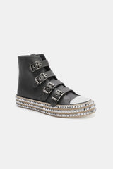 Beast Fashion Multi-Buckle Straps Studded Platform Sneakers from My Pampered Life Seattle