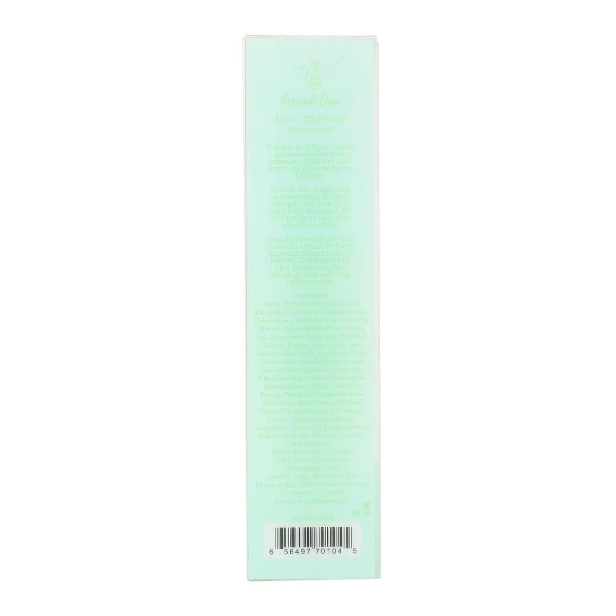 AVOCADO DEW ULTRA HYDRATING MOISTURIZING from Prolux Cosmetics