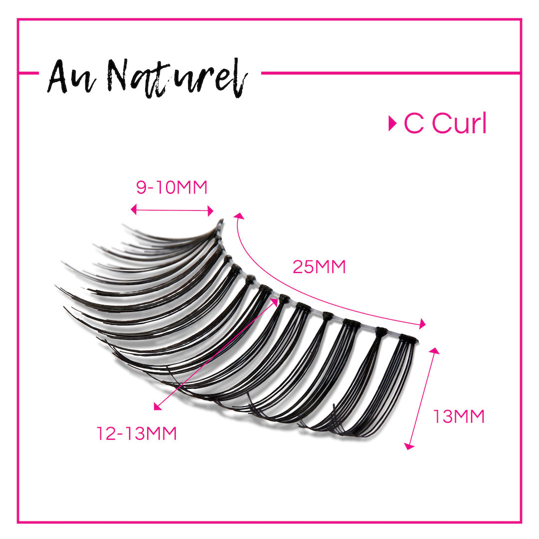 GladGirl False Lash Kit - Au Naturel from GladGirl