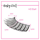GladGirl False Lash Kit - Baby Doll from GladGirl