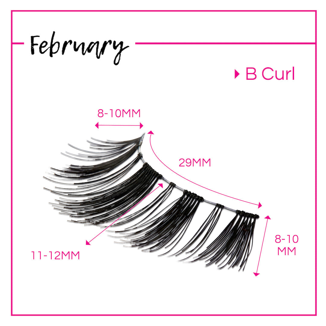GladGirl False Lash Kit - February from GladGirl