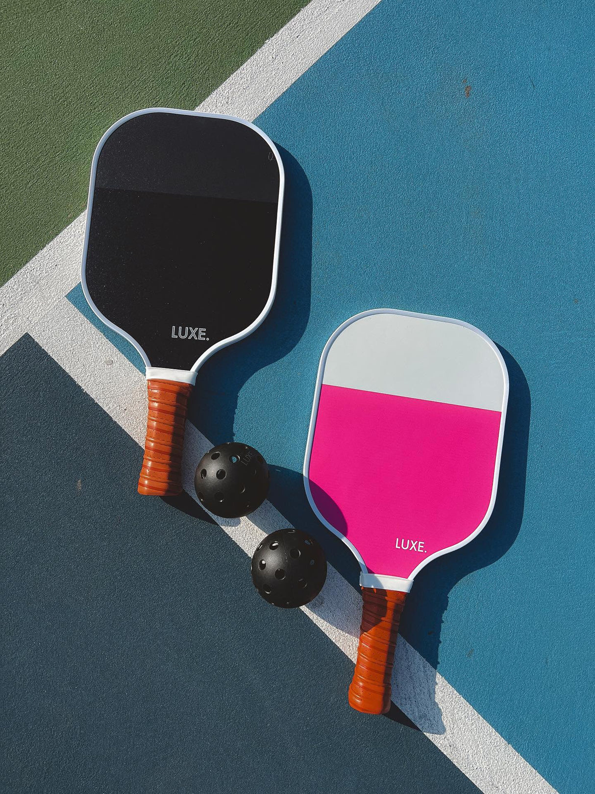 Black Pickleballs - Pack of 3 from LUXE Pickleball