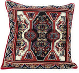 DaDalogy Elegant Majestic Kilim Red Rug Ornate Tapestry Throw Pillow Covers 16" x 16" (18195) from DaDalogy Bedding Collection
