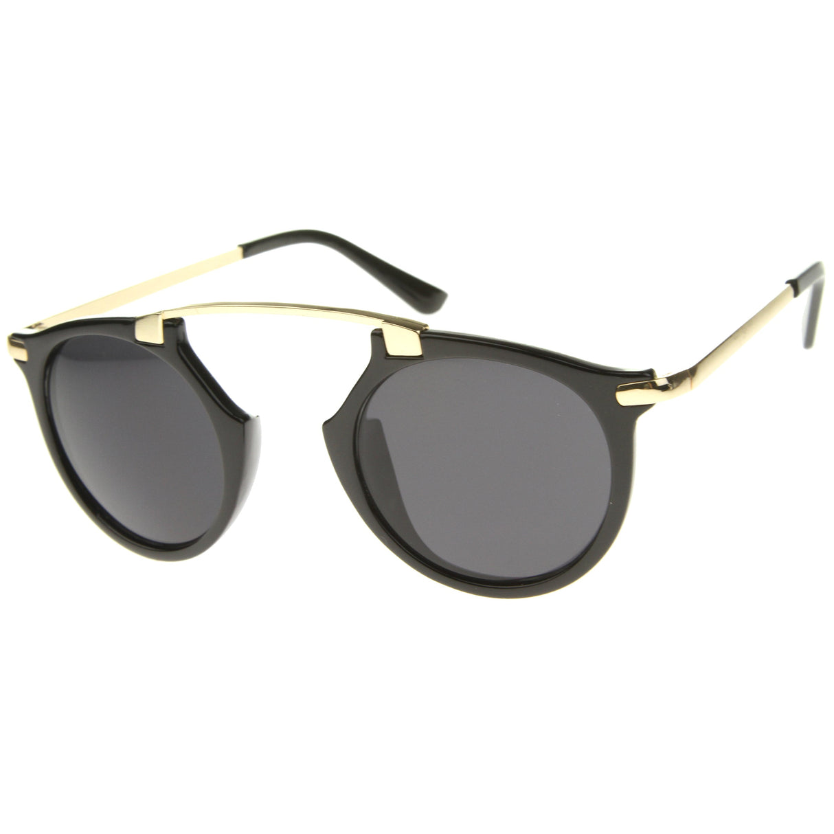 Arched Marble Pattern P3 Mirrored Lens Round Sunglasses A218 from zeroUV