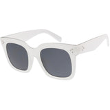 Bold Oversize Square Horned Rim Flat Lens Sunglasses A252 from zeroUV