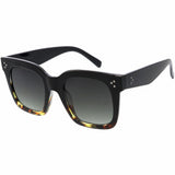 Bold Oversize Square Horned Rim Flat Lens Sunglasses A252 from zeroUV
