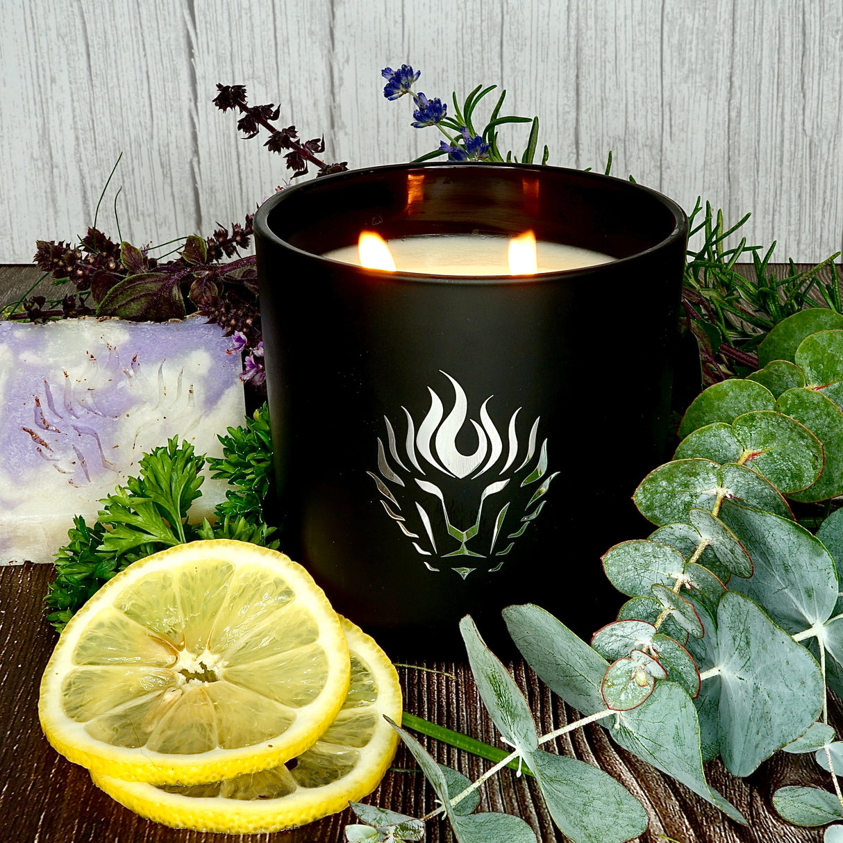 Lavender Candle from The Lion's Den Candle Company