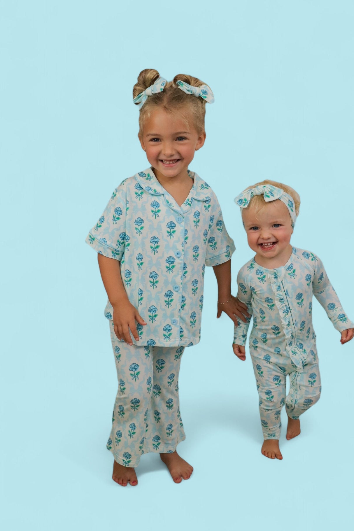 BLUE RIBBON BLOOMS DREAM GIRL'S FLARE SET from DREAM BIG LITTLE CO