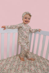 VICTORIAN BLOOM DREAM RUFFLE ROMPER from DREAM BIG LITTLE CO