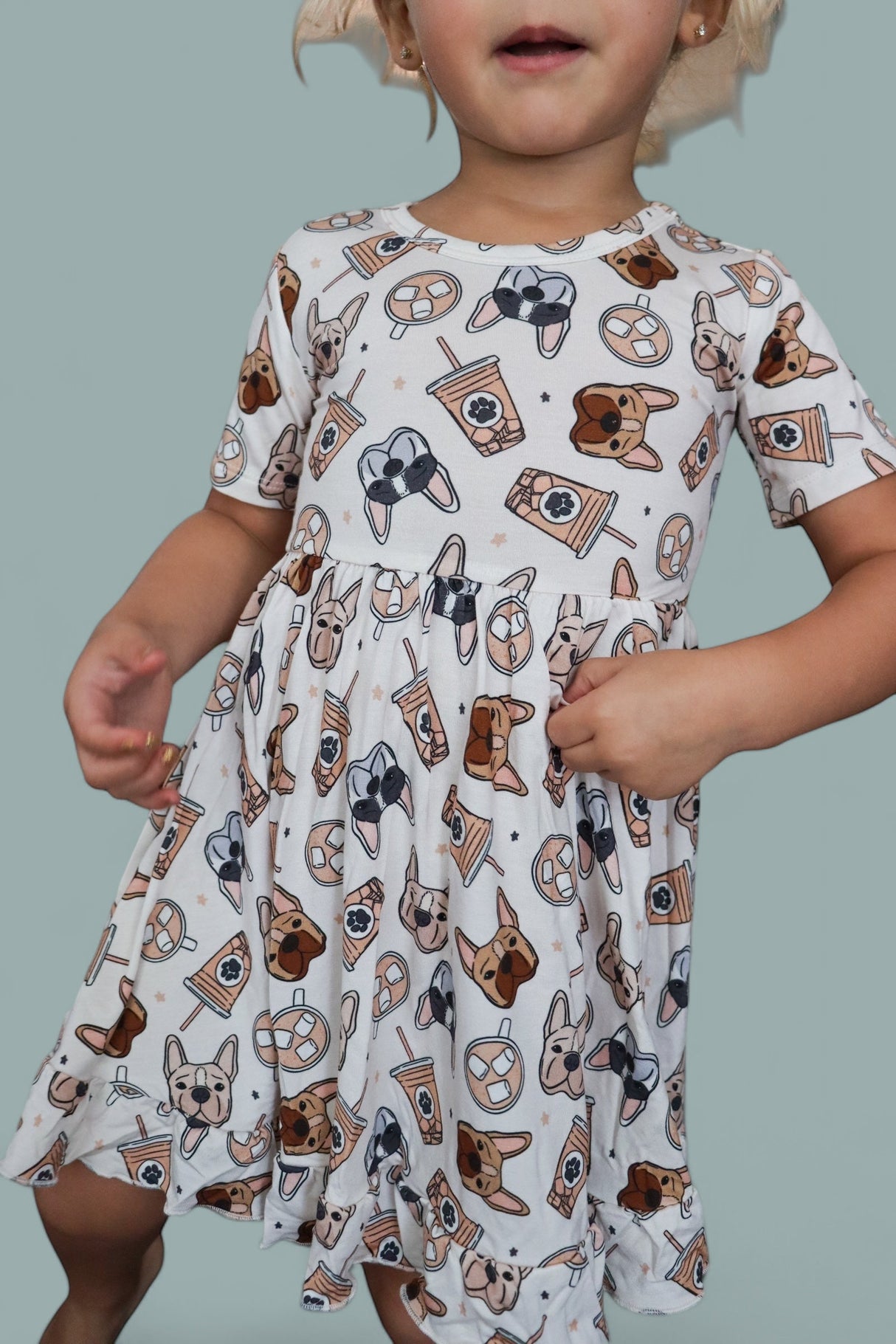 EXCLUSIVE PUP CUPS DREAM RUFFLE DRESS from DREAM BIG LITTLE CO