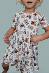 EXCLUSIVE PUP CUPS DREAM RUFFLE DRESS from DREAM BIG LITTLE CO