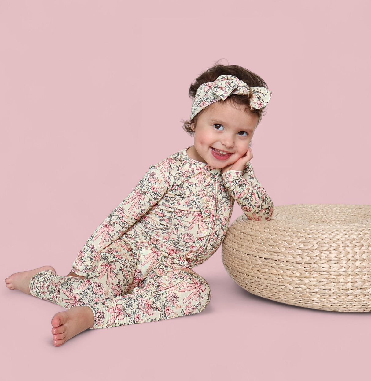 VICTORIAN BLOOM DREAM RUFFLE ROMPER from DREAM BIG LITTLE CO