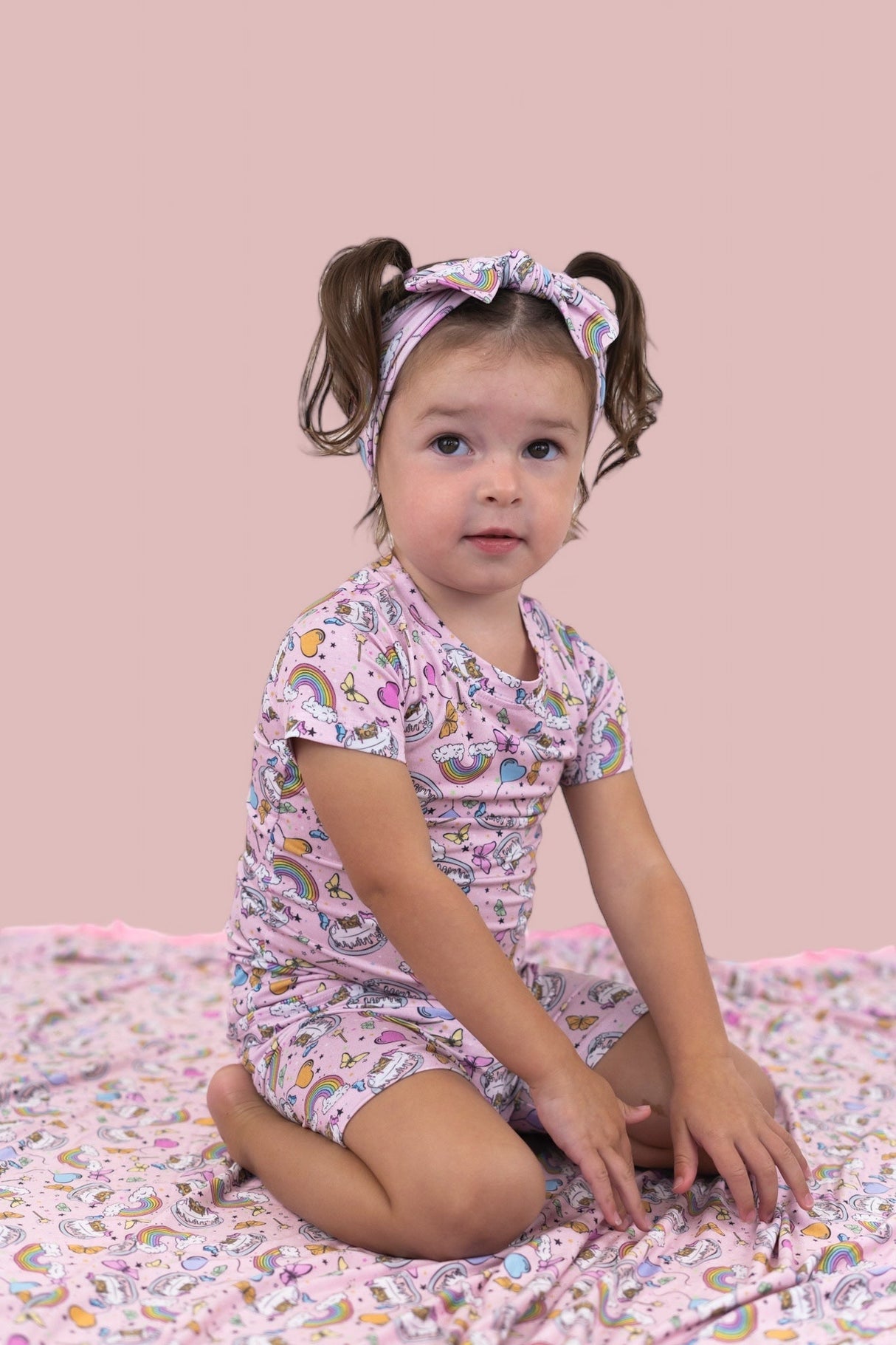 ONCE UPON A BIRTHDAY DREAM SHORT SET from DREAM BIG LITTLE CO