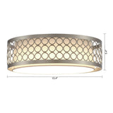 Modern 15" LED Flush Mount Lighting From ParrotUncle