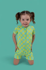 BE BOLD CHECKERS DREAM SHORTIE from DREAM BIG LITTLE CO