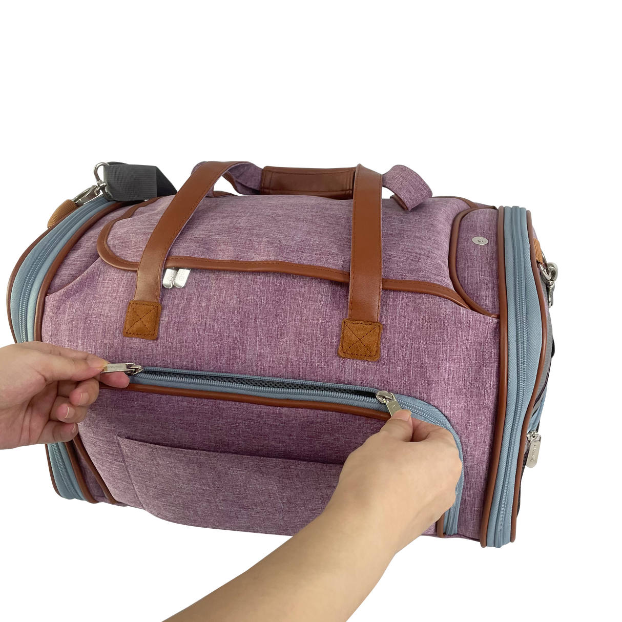 Mr. Peanut's Gold Series Standard Size Airline Compliant Expandable Pet Carrier from Mr. Peanut's Pet Carriers