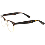Vintage Inspired Classic Horned Rim Half Frame Clear Lens Glasses 2933 from zeroUV