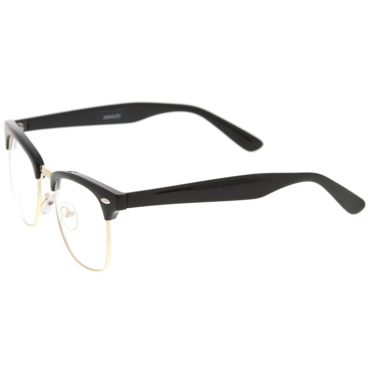 Vintage Inspired Classic Horned Rim Half Frame Clear Lens Glasses 2933 from zeroUV