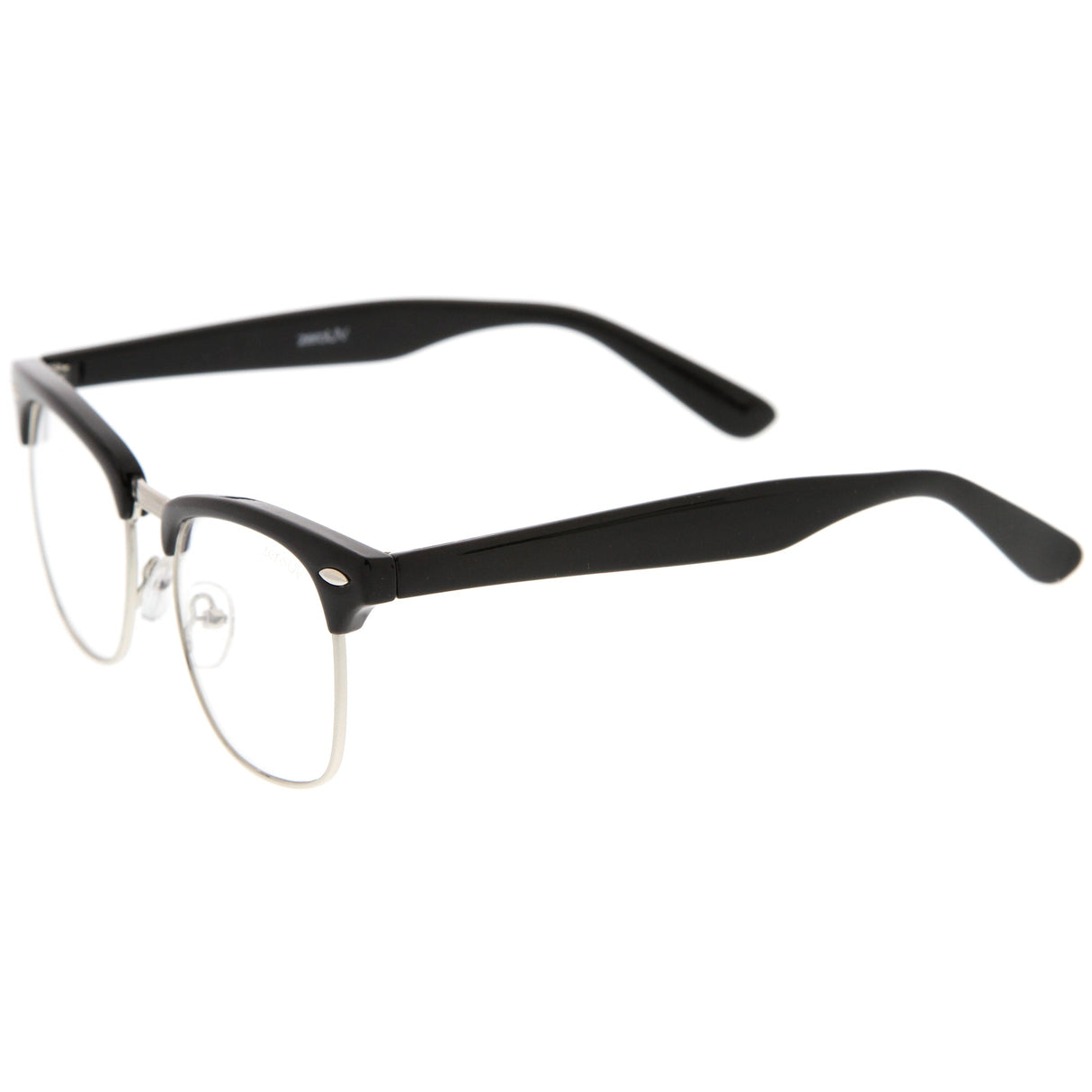 Vintage Inspired Classic Horned Rim Half Frame Clear Lens Glasses 2933 from zeroUV