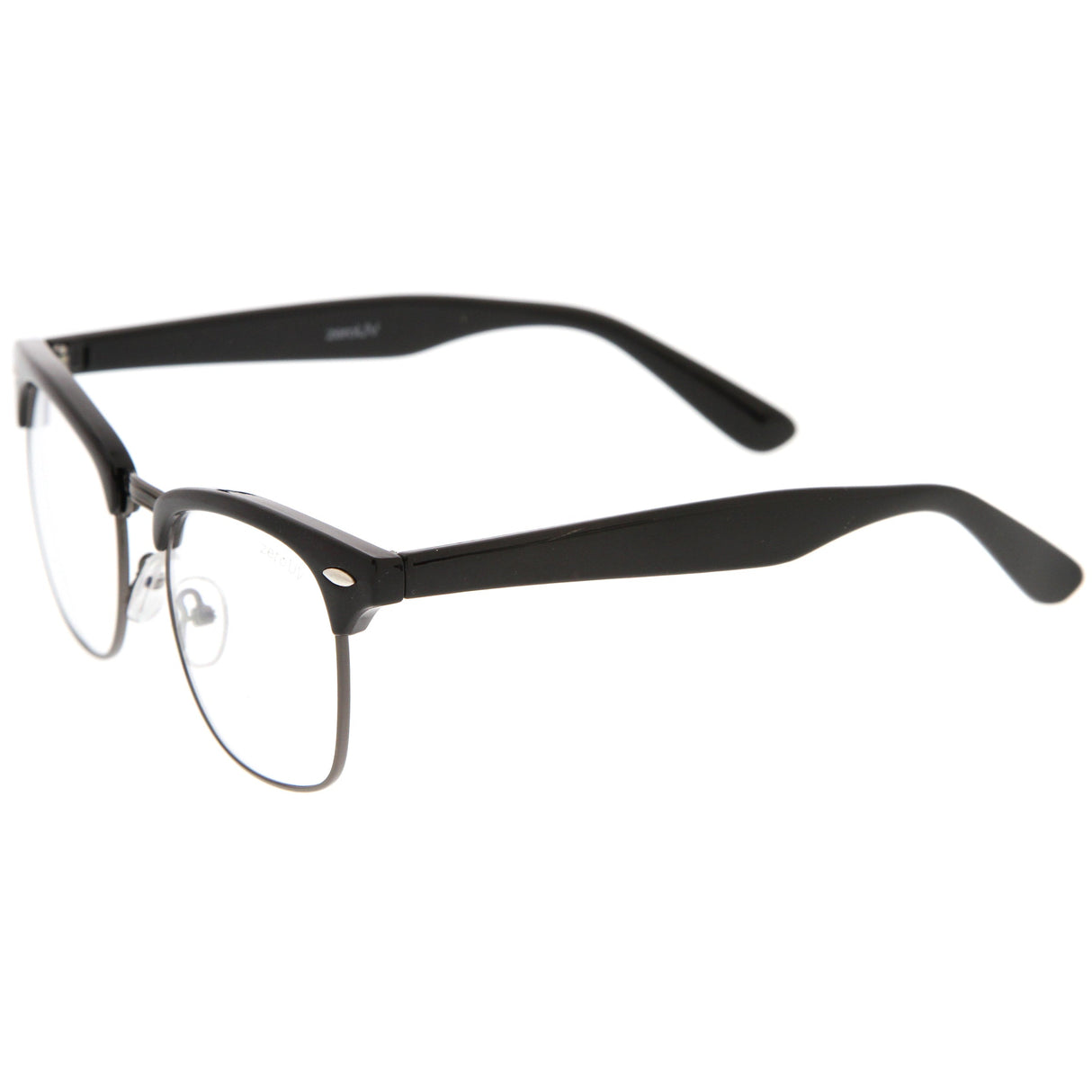 Vintage Inspired Classic Horned Rim Half Frame Clear Lens Glasses 2933 from zeroUV