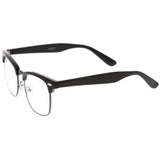 Vintage Inspired Classic Horned Rim Half Frame Clear Lens Glasses 2933 from zeroUV